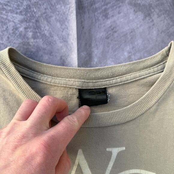 Vintage 90's Changes Wile E. Coyote Genius Wear Brown Parody Tee Shirt Sz Large - Picture 9 of 11